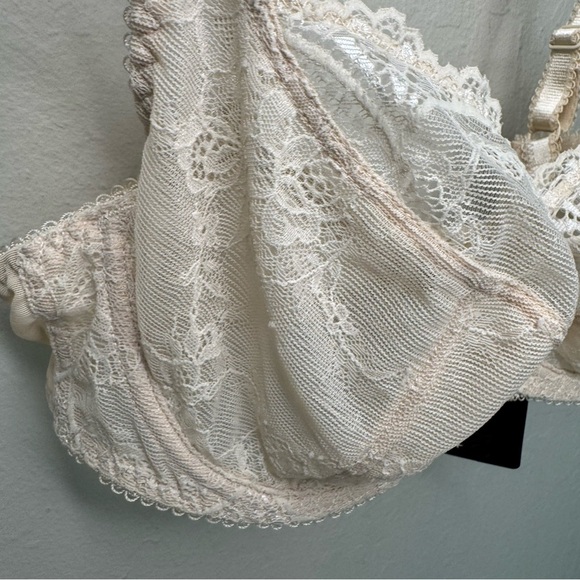 NWT ALEGRO Lingerie Innocent Lily Lace Bra in “Skin” Nude Unlined Underwire 36C - Picture 8 of 16